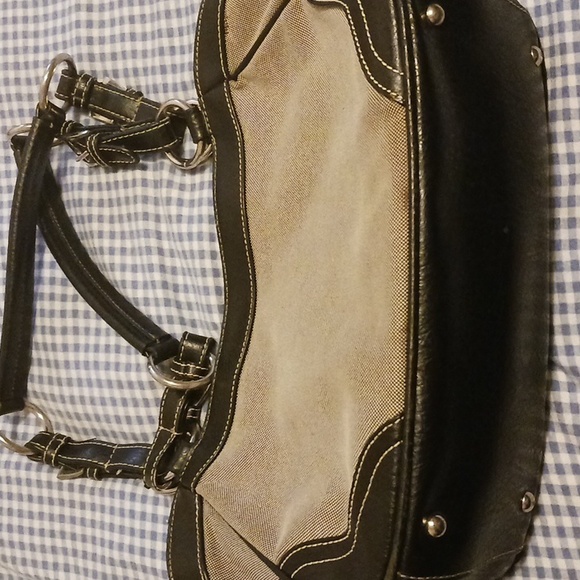 Vintage Prada Buckle Canvas Logo Satchel - Picture 6 of 16